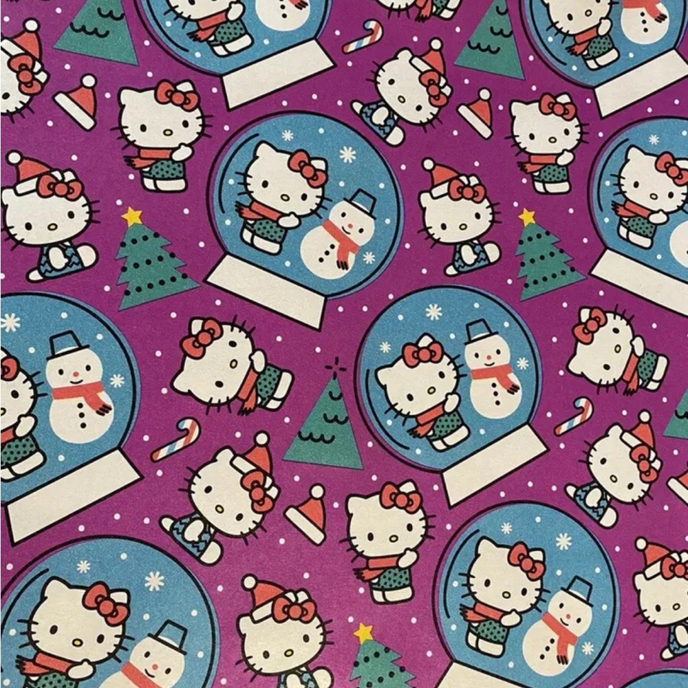 Hello kitty wrapping paper brand new